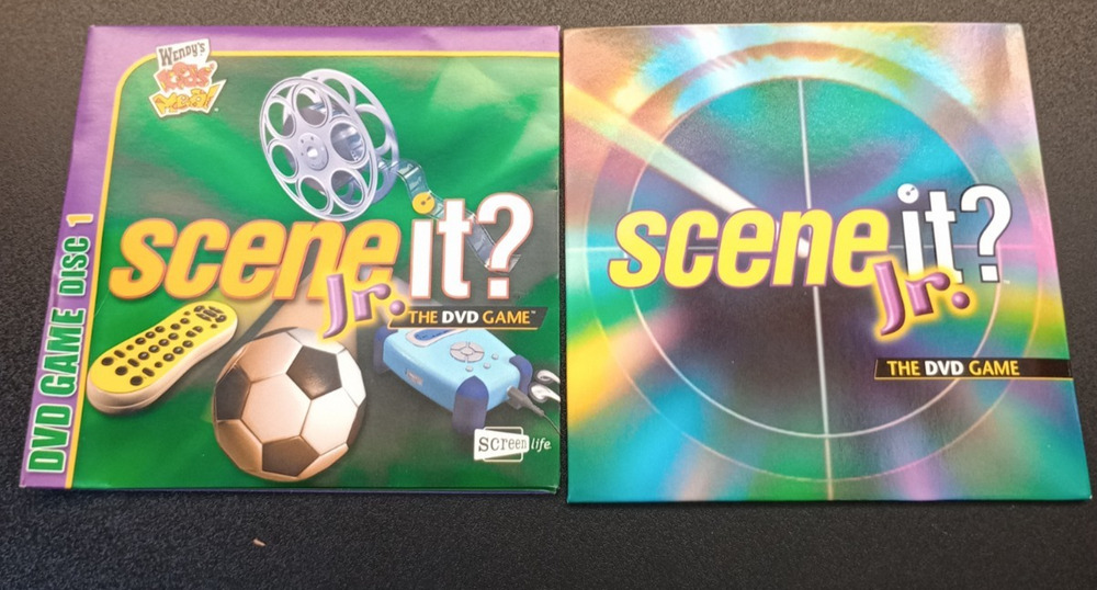2 Scene It Jr Dvd Games Replacement DVDS